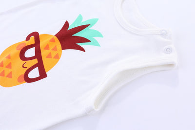 Nature Sleeveless Bodysuit Pineapple