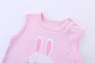 Nature Sleeveless Bodysuit Bunny