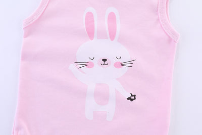 Nature Sleeveless Bodysuit Bunny