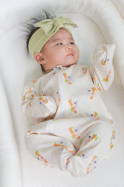 Soft Organic Cotton Sleepsuit Koala