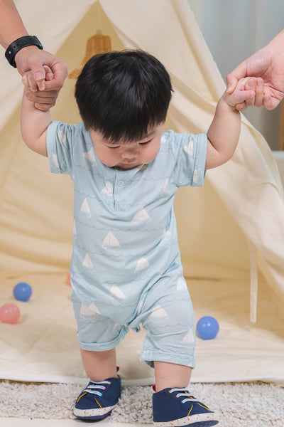 Organic Modal Playwear Romper Yacht