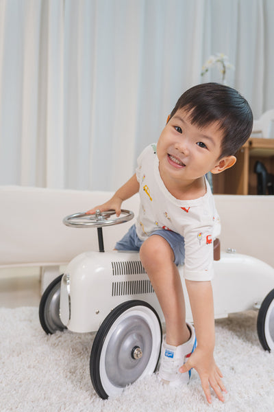 Organic Modal Playwear Outfit Set Cars
