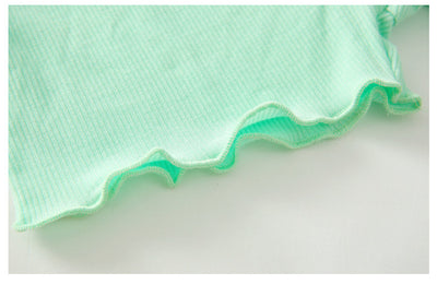 Mia Sweet Frills Tee Set Eggy