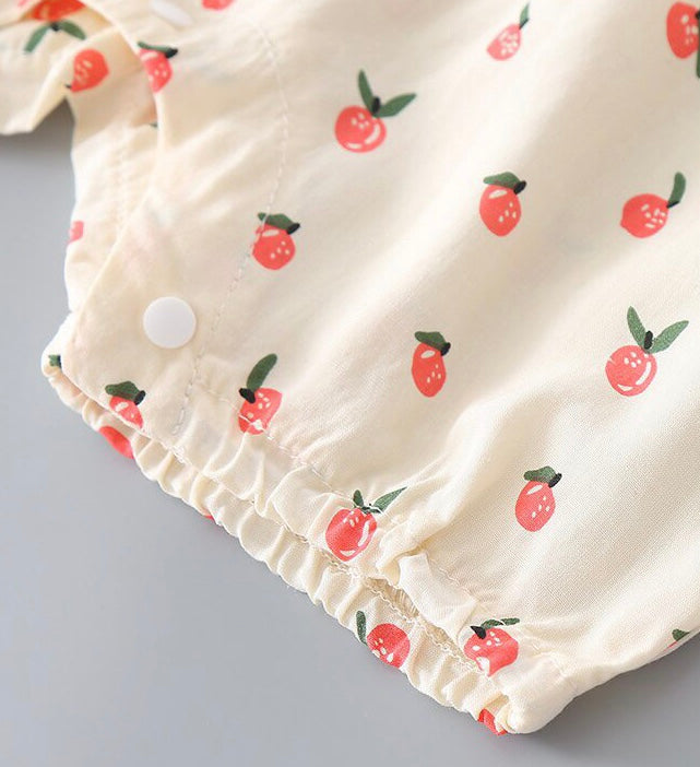 Halter Linen Bodysuit Powder Peach