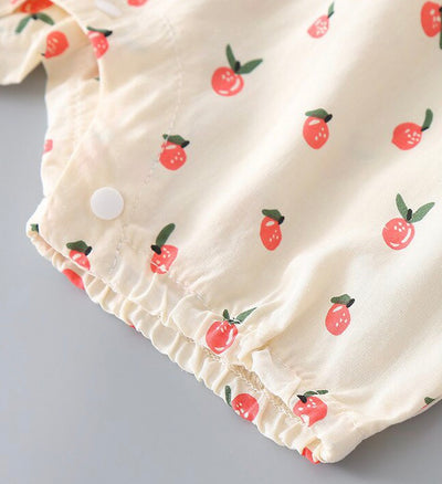 Halter Linen Bodysuit Powder Peach