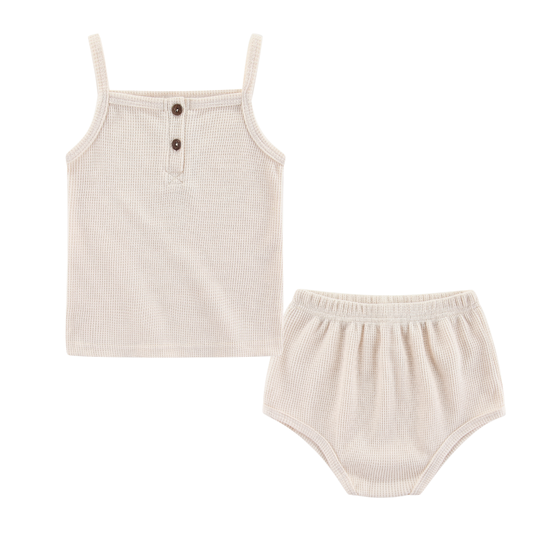 Jordie Waffle Set Milk