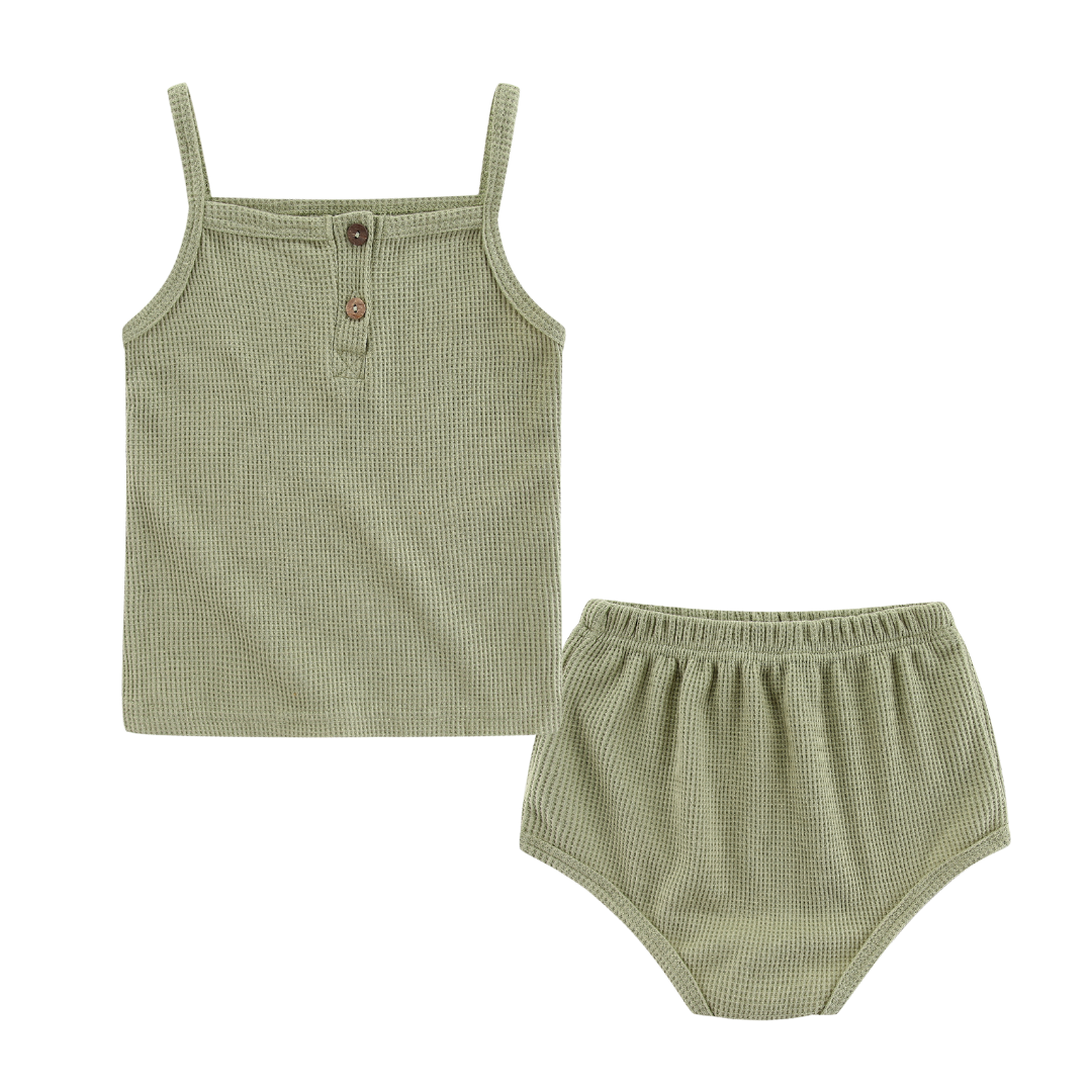 Jordie Waffle Set Olive