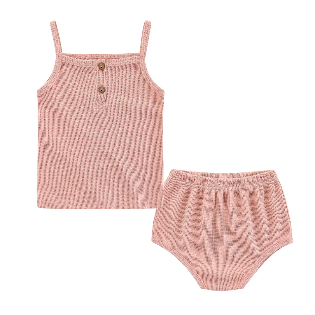 Jordie Waffle Set Peach