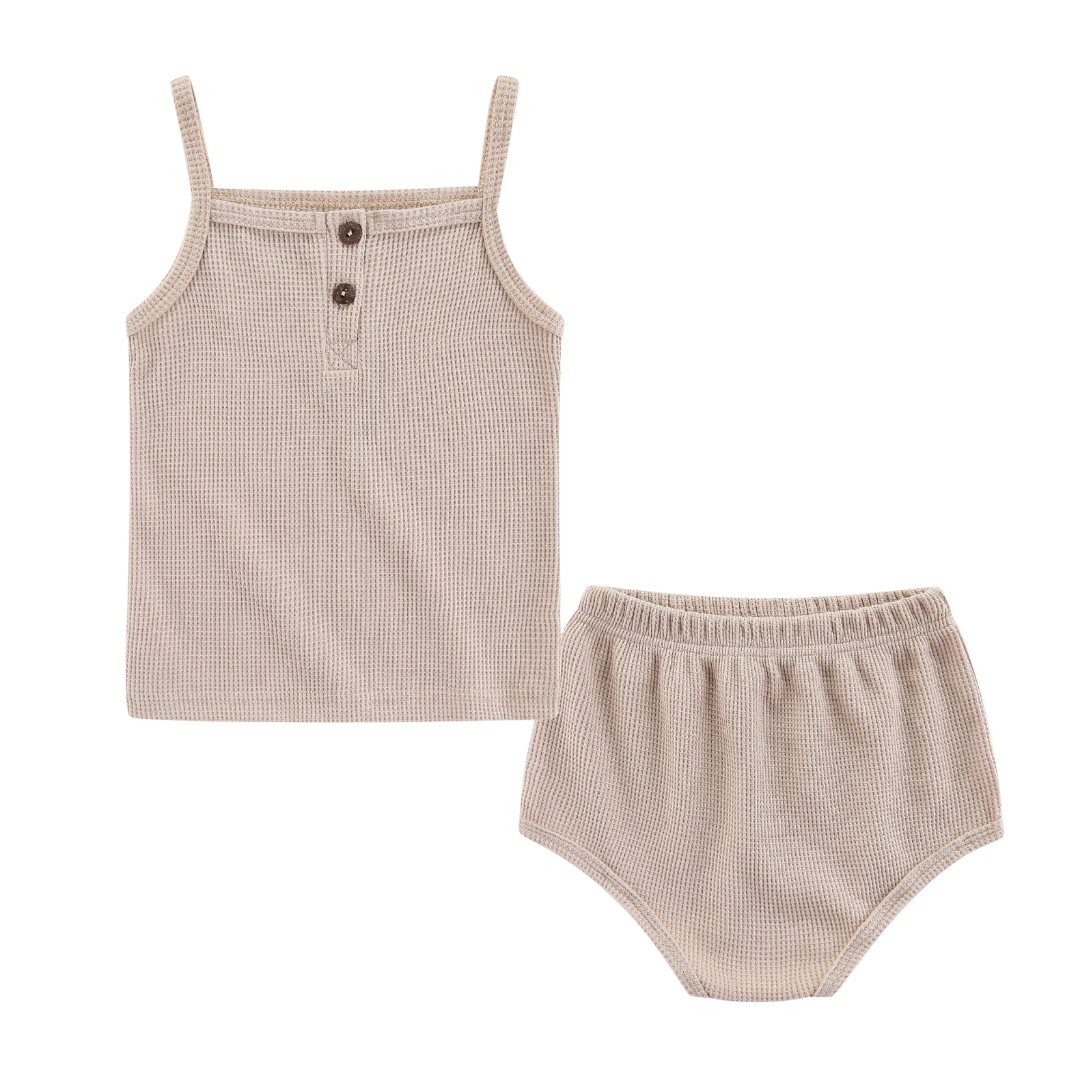 Jordie Waffle Set Taupe