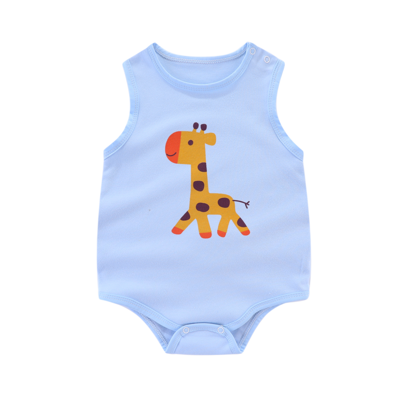 Nature Sleeveless Bodysuit Giraffe