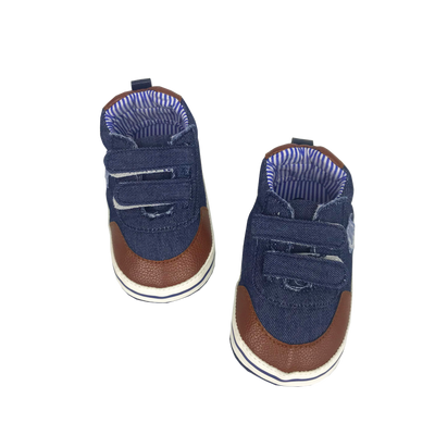 Blue Denim Star Sneakers