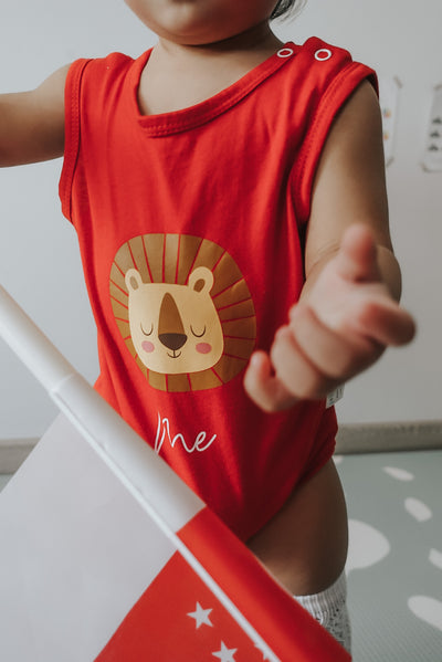 Family Twinning Sleeveless Baby Bodysuit