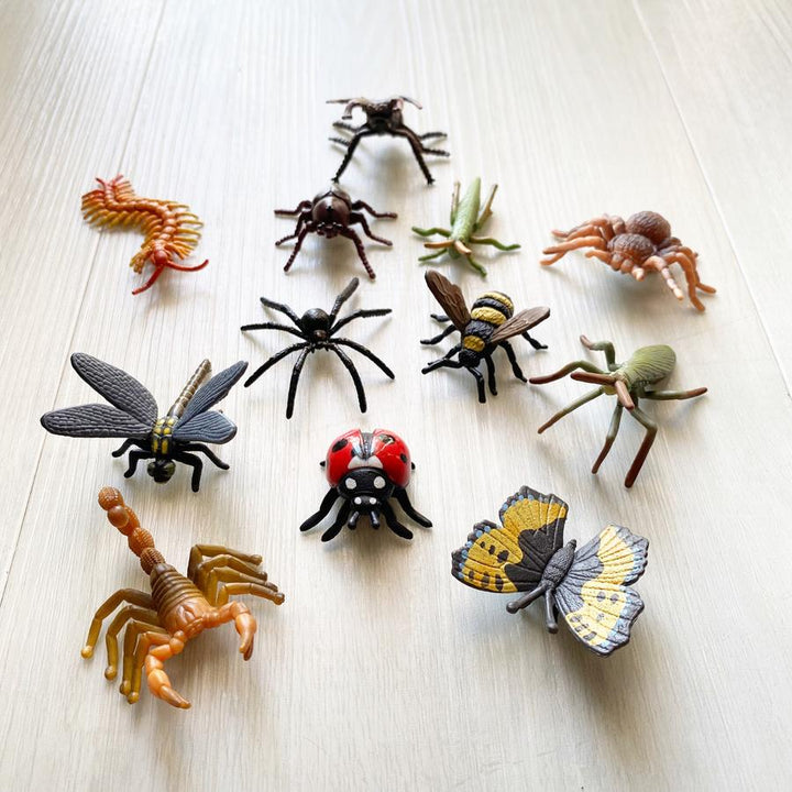 Collecta Mini-Insekten & Spinnen Set – 12 Figuren Im Röhrchen, Lehrmittel Für Kinder Collecta Mini-Insekten & Spinnen Set – 12 Figuren Im Röhrchen, Lehrmittel Für Kinder